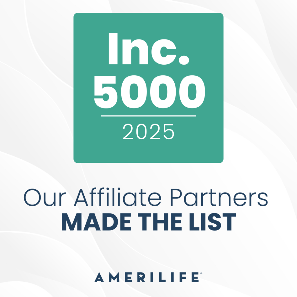 Four AmeriLife Affiliate Partners Named to Inc. 5000’s 2025 List of Fastest-Growing Private Companies