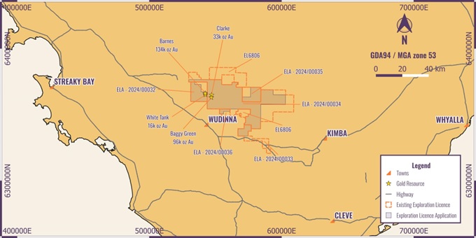 Wudinna Gold Project – Grant of New Tenements