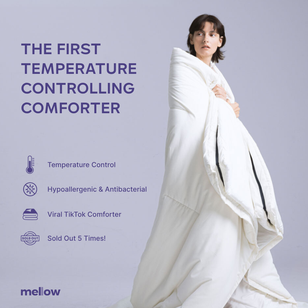 Mellow Sleep Unveils CloudControl™ Dual-Layer Comforter, Elevating At-Home Temperature Control for Year-Round Personalized Sleep