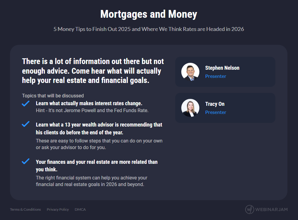 Mills Wealth Advisors Announces Nov. 14 Masterclass on Year-End Financial Moves and 2026 Rate Outlook