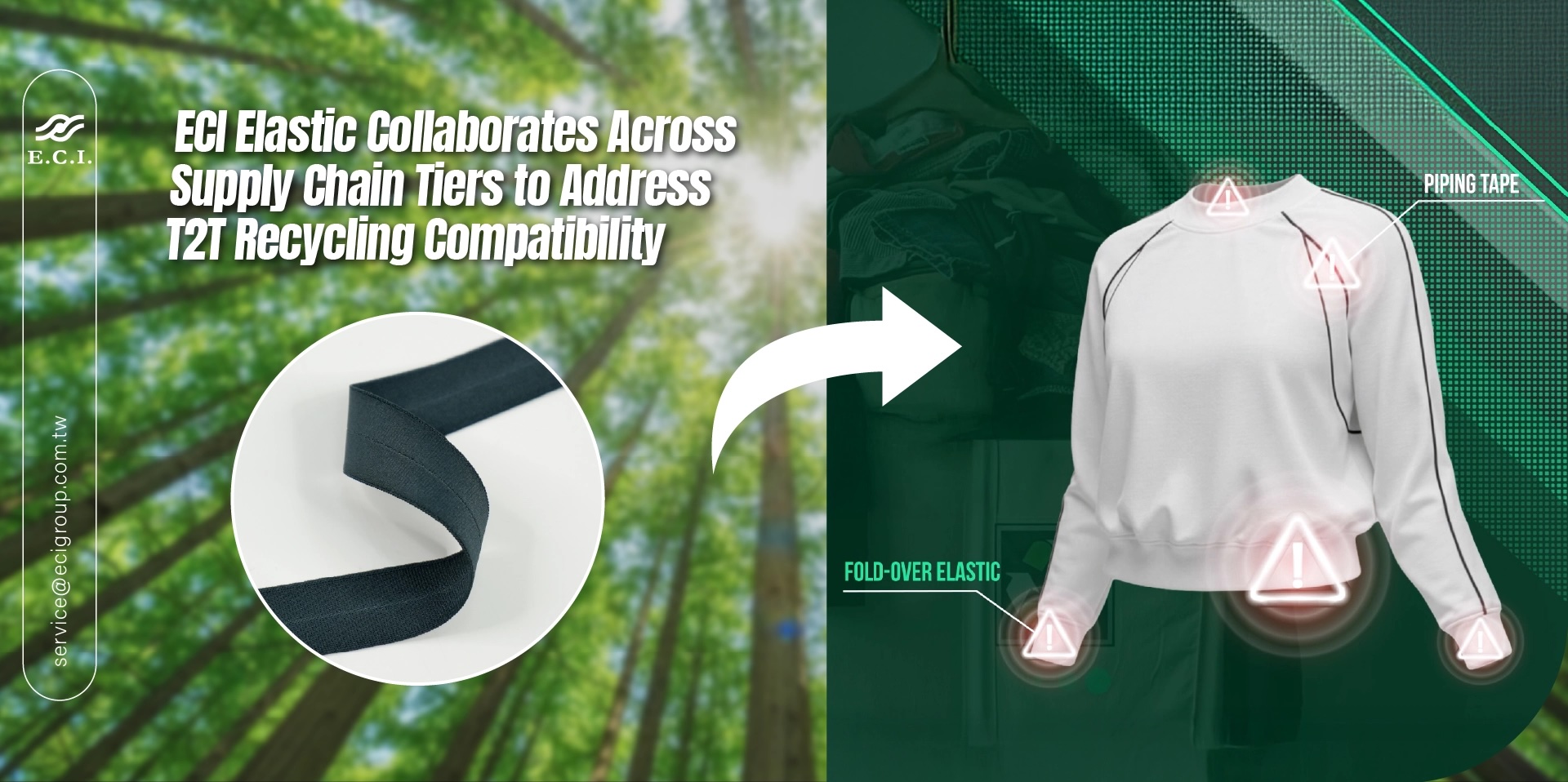 ECI Elastic Collaborates Across Supply Chain Tiers to Address T2T Recycling Compatibility